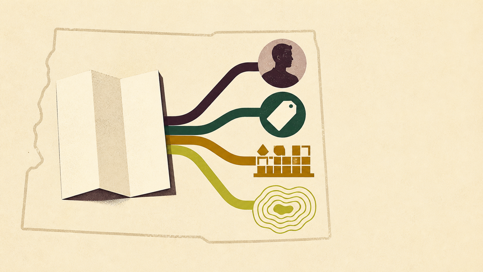 A public document within a Colorado outline connects to people, prices, retail access, and local communities.